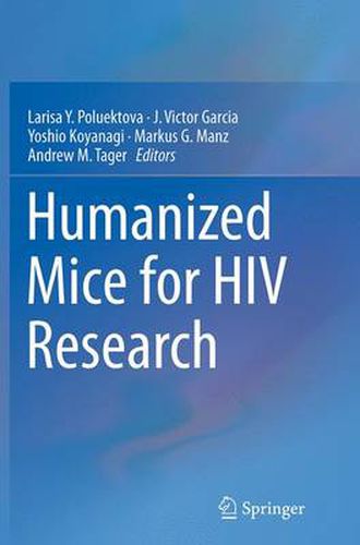 Cover image for Humanized Mice for HIV Research