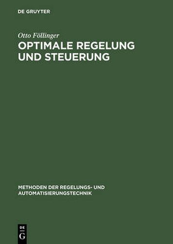 Optimale Regelung Und Steuerung