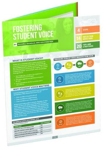 Cover image for Fostering Student Voice: Quick Reference Guide