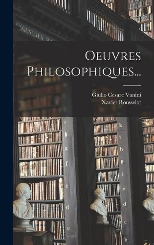Cover image for Oeuvres Philosophiques...