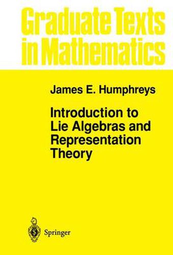 Cover image for Introduction to Lie Algebras and Representation Theory