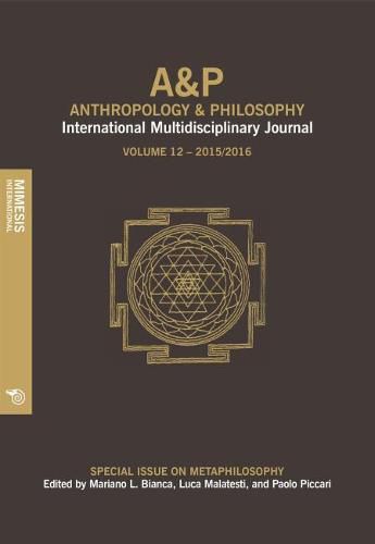 Cover image for A&P N.12: Anthropology and Philosophy? International Multidisciplinary Journal