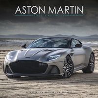 Cover image for Aston Martin Calendar 2025 Square Car Wall Calendar - 16 Month