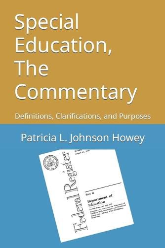 Cover image for Special Education, The Commentary