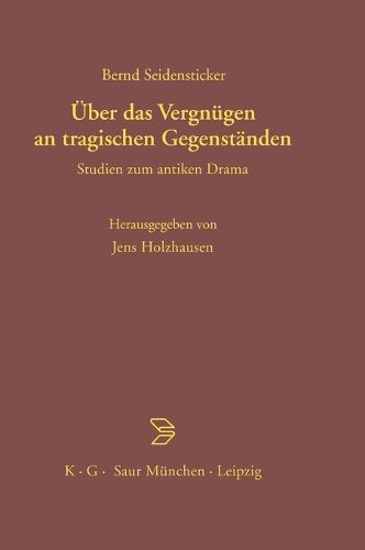 Cover image for UEber das Vergnugen an tragischen Gegenstanden