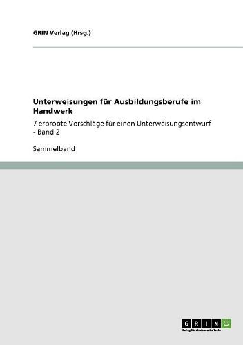 Cover image for Unterweisungen Fur Ausbildungsberufe Im Handwerk