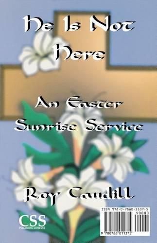 Cover image for Funeral Service for Jesus & He is Not Here: A Service for Good Friday/An Easter Sunrise Service