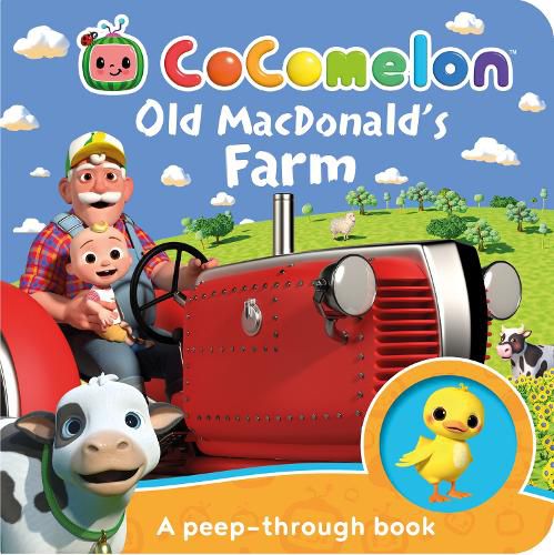 Official Cocomelon: Old MacDonald's Farm: A peep-through book