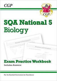 Cover image for National 5 Biology: SQA Exam Practice Workbook - includes Answers