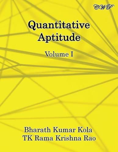 Cover image for Quantitative Aptitude: Volume I