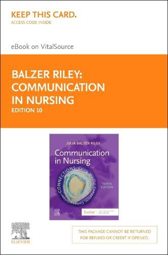 Cover image for Communication in Nursing - Elsevier eBook on Vitalsource (Retail Access Card)