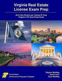 Cover image for Virginia Real Estate License Exam Prep: All-in-One Review and Testing to Pass Virginia's PSI Real Estate Exam