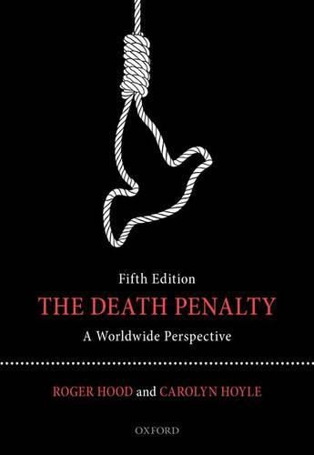 Cover image for The Death Penalty: A Worldwide Perspective