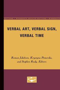 Cover image for Verbal Art, Verbal Sign, Verbal Time