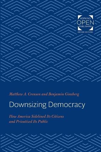 Cover image for Downsizing Democracy: How America Sidelined Its Citizens and Privatized Its Public