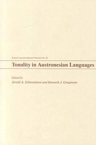 Cover image for Tonality in Austronesian Languages