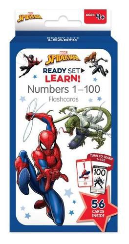 Cover image for Marvel Spider-man: Ready Set Learn! Numbers 1-100 Flashcards (Ages 4+)