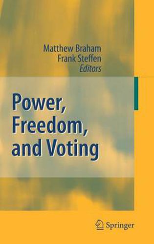 Cover image for Power, Freedom, and Voting