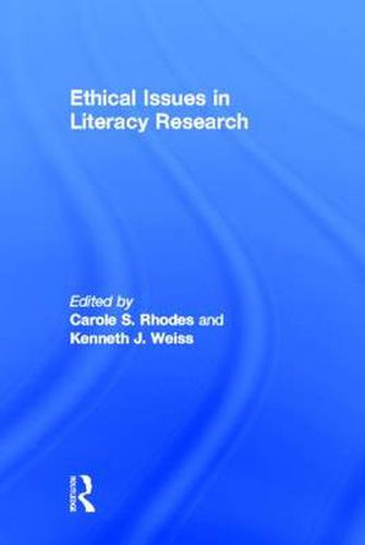 Cover image for Ethical Issues in Literacy Research