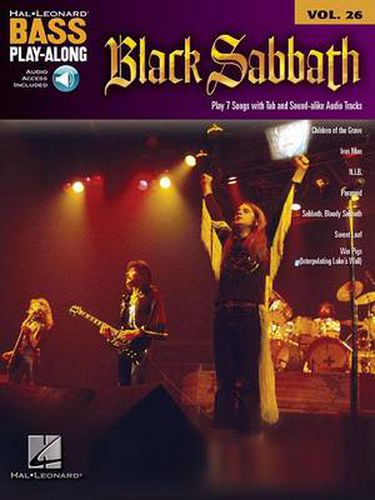 Cover image for Black Sabbath: Bass Play-Along Volume 26