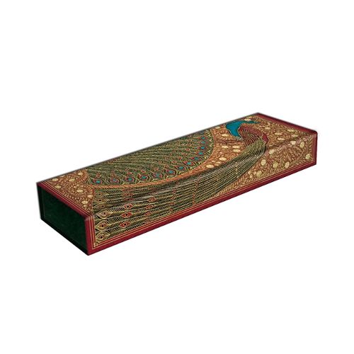 Hafiz's Peacocks (Sangorski & Sutcliffe) Pencil Case (Wrap Closure)