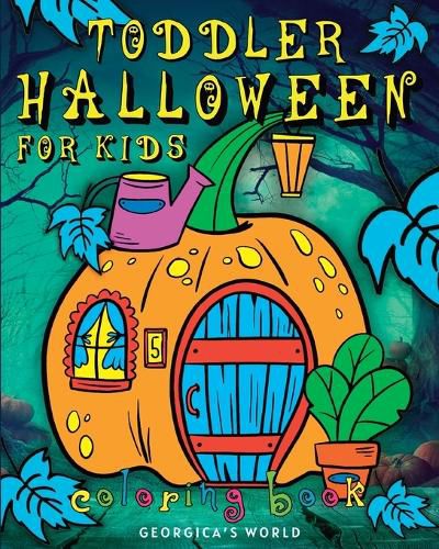 Cover image for Toddler Halloween Coloring Book for Kids