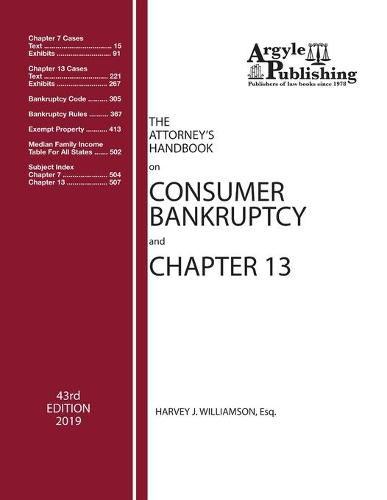 The Attorney's Handbook on Consumer Bankruptcy and Chapter 13