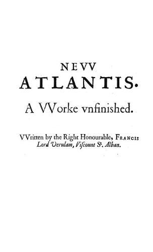 Cover image for The New Atlantis