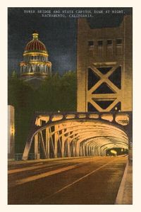 Cover image for The Vintage Journal Tower Bridge, Capitol, Sacramento, California