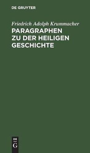 Paragraphen Zu Der Heiligen Geschichte