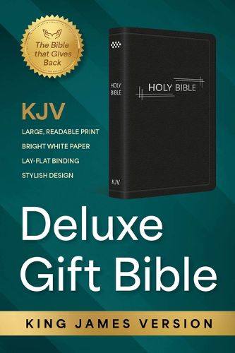 Cover image for KJV Holy Bible: Deluxe Gift Bible - Black with Silver Frame