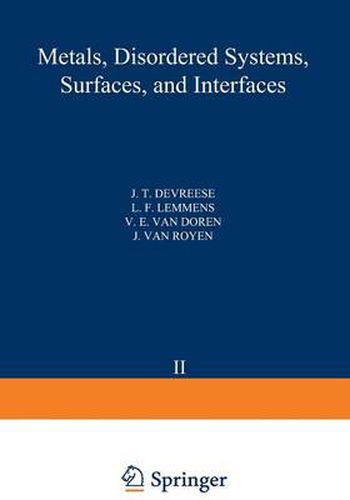 Cover image for Recent Developments in Condensed Matter Physics: Volume 2 * Metals, Disordered Systems, Surfaces, and Interfaces