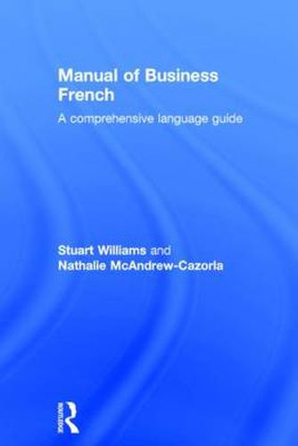 Cover image for Manual of Business French