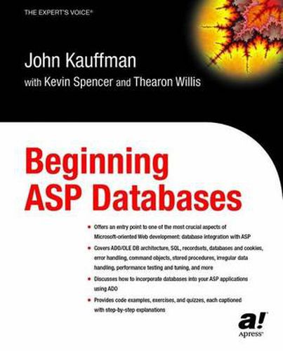 Cover image for Beginning ASP Databases