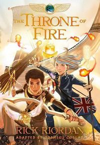 Cover image for The Throne of Fire (The Kane Chronicles, Book Two)