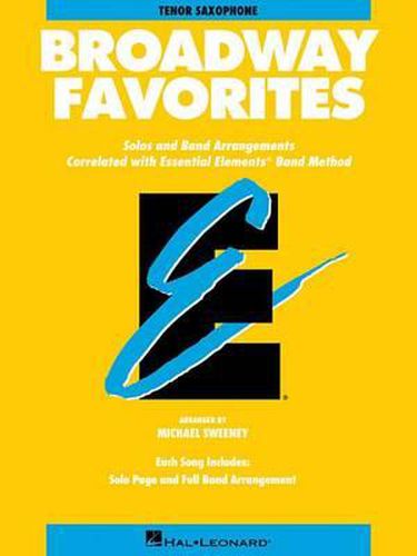 Cover image for Broadway Favorites: Bb Tenor Saxophone