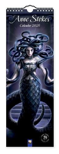 Cover image for Anne Stokes Slim Calendar 2026 (Art Calendar)