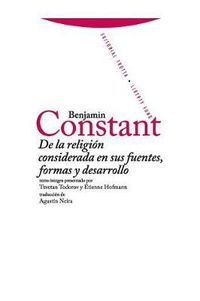 Cover image for de la Religion Considerada En Sus Fuentes, Formas Y Desarrollo