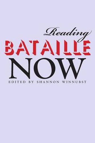 Cover image for Reading Bataille Now