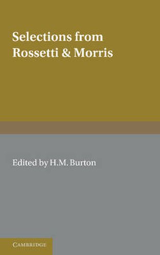 Cover image for Selections from Rossetti and Morris