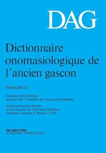 Dictionnaire onomasiologique de l'ancien gascon (DAG)