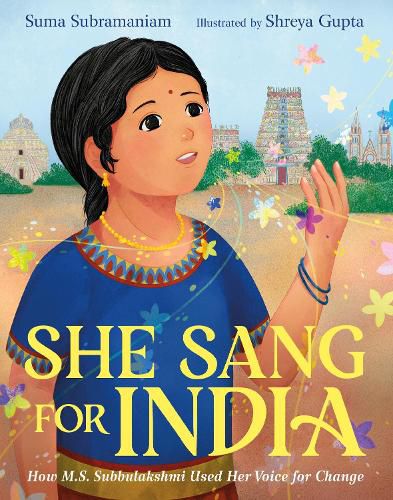 Cover image for She Sang for India: How M.S. Subbulakshmi Used Her Voice for Change