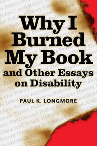 Cover image for Why I Burned My Book