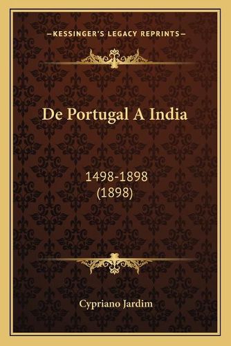 Cover image for de Portugal a India: 1498-1898 (1898)