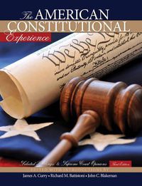 Cover image for The American Constitutional Experience: Selected Readings and Supreme Court Opinions