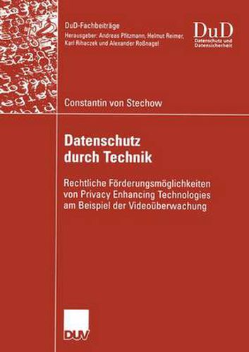 Cover image for Datenschutz durch Technik