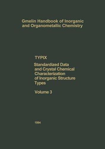 TYPIX Standardized Data and Crystal Chemical Characterization of Inorganic Structure Types