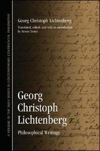Cover image for Georg Christoph Lichtenberg: Philosophical Writings