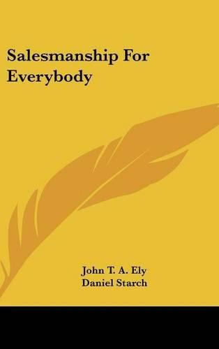 Cover image for Salesmanship for Everybody
