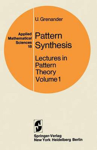 Cover image for Pattern Synthesis: Lectures in Pattern Theory